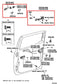 2015-2023 Toyota Tacoma SR5 3.5L Double Cab Rear Right Side Door Exterior Handle1