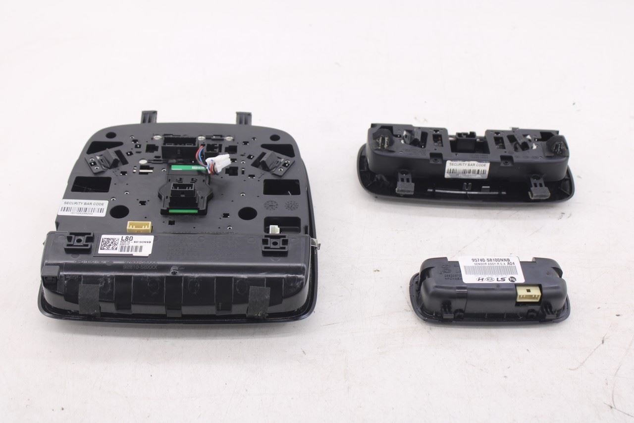 2020-2022 Hyundai Palisade Limited AWD Front and Rear Roof Overhead Console Set - Alshned Auto Parts