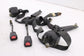 14-20 Arctic Cat Wildcat Trail Front RH and LH Seat Belt Retractor w/ Buckle Set7