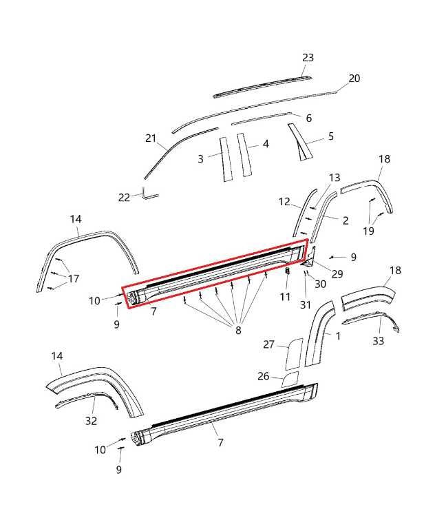 2014-21 Jeep Grand Cherokee Overland Right Rocker Skirt Panel 1VN70TZZAC *ReaD* - Alshned Auto Parts