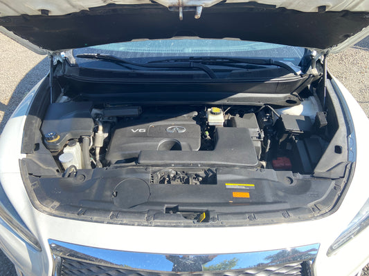 2019 Infiniti QX60 LUXE White - Alshned Auto Parts