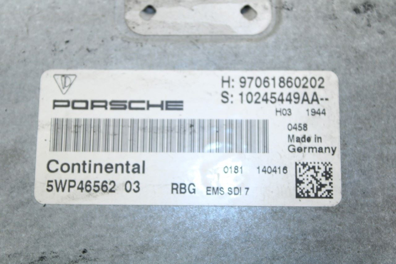 2014-16 Porsche Panamera 4 Engine Computer Control Module ECU ECM 970-618-602-022