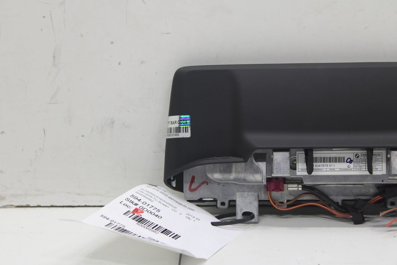 2014-18 BMW X5 xDrive35i Dash Central Information 10.2'' Display Screen 9347878 - Alshned Auto Parts