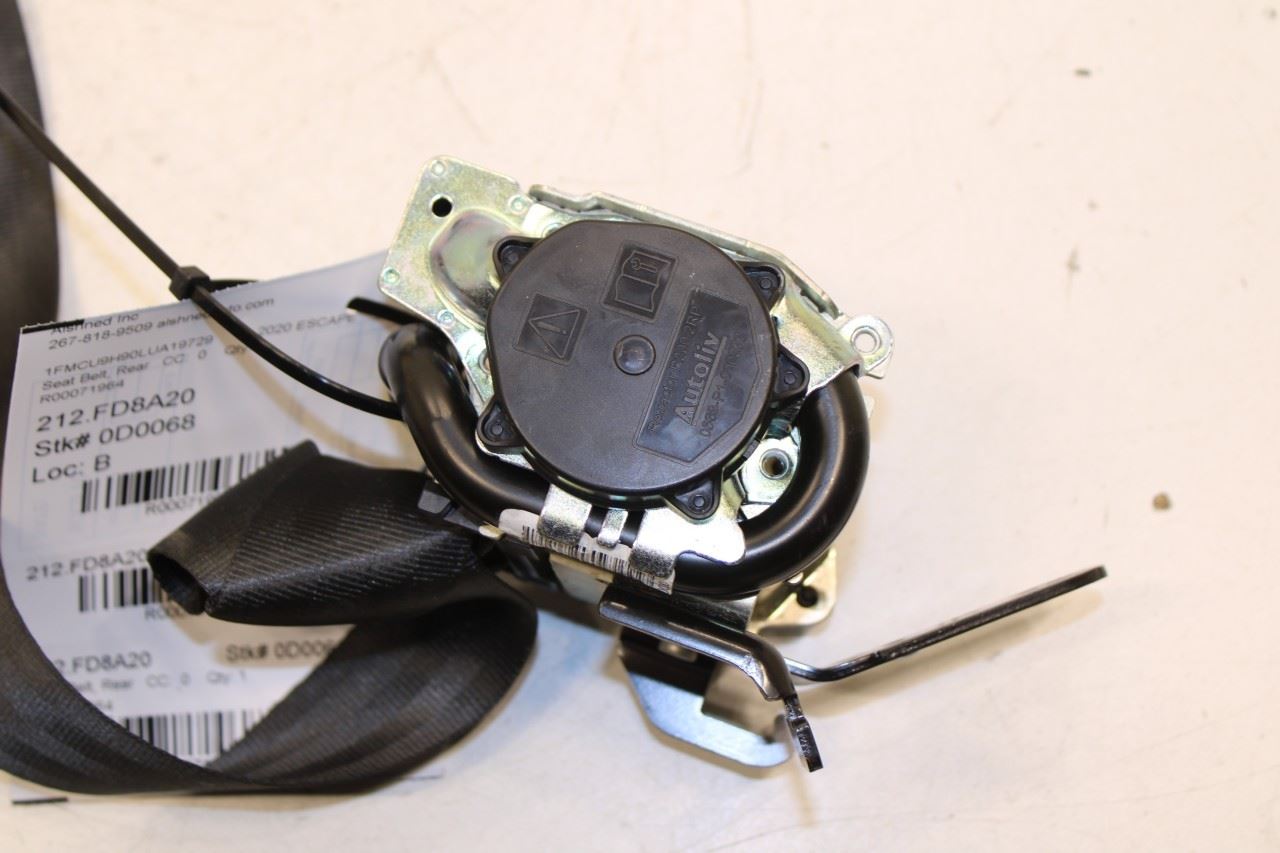 20-25 Ford Escape SEL 2.0L Rear Passenger Right Side 2nd Row Seat Belt Retractor - Alshned Auto Parts