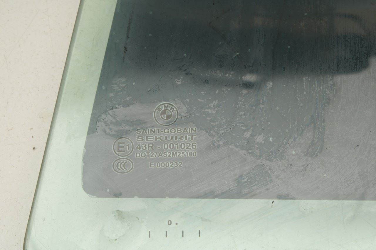 2010-2015 BMW 750LI xDrive Rear Left Driver Side Door Window Glass 51357182093 - Alshned Auto Parts