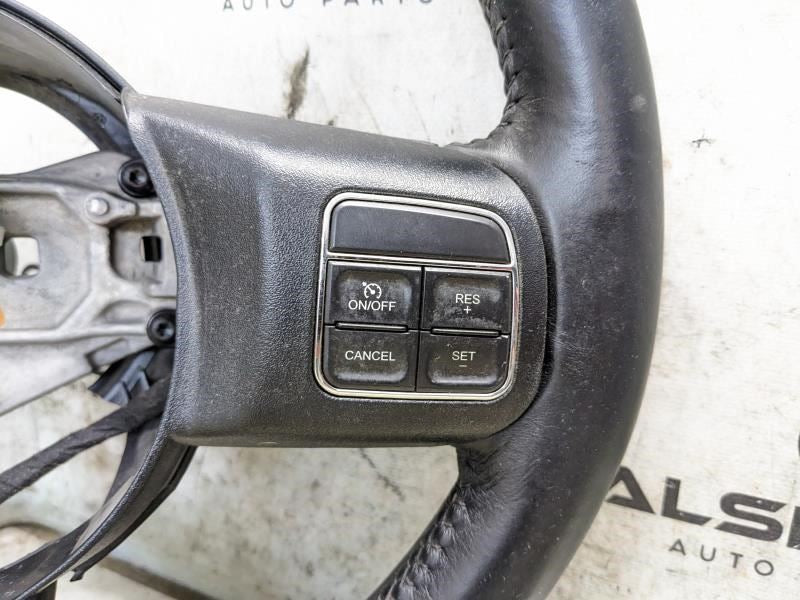 2011-2017 Jeep Wrangler Steering Wheel Leather w/ Control Buttons 68064791AE OEM - Alshned Auto Parts