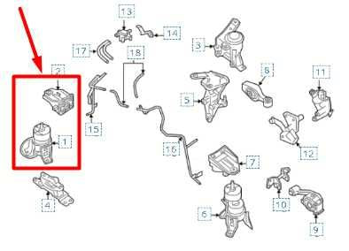 2016-2023 Nissan Maxima 3.5L FWD Front Engine Mount Bracket 11270-JA10A OEM - Alshned Auto Parts