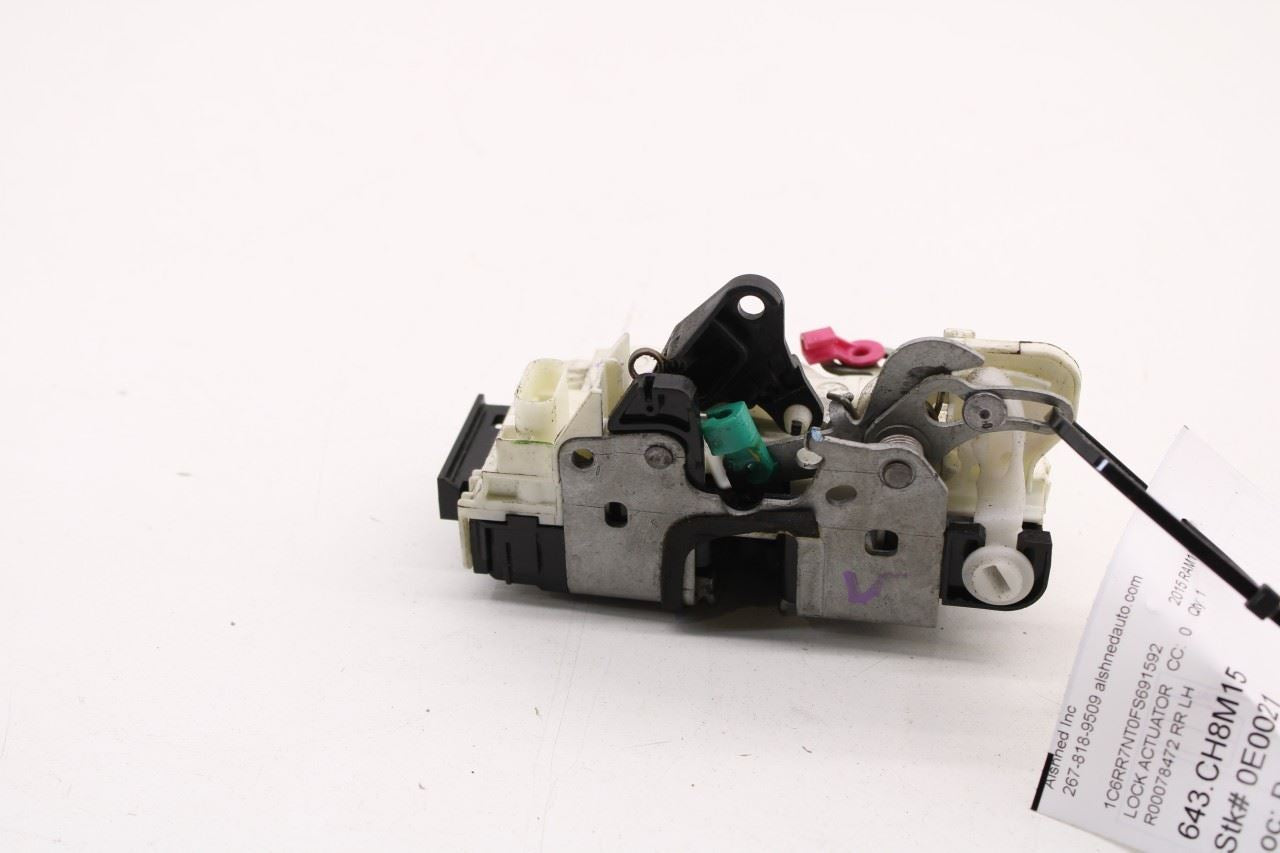 2013-2018 RAM 1500 Laramie Rear Left Side Door Lock Latch Actuator 4589651AD OEM - Alshned Auto Parts