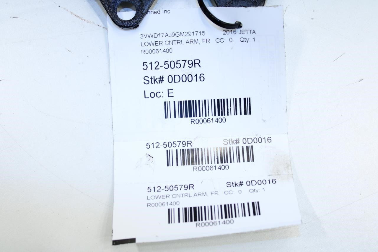 2014-2018 Volkswagen Jetta Sport Front Right Lower Control Arm 5C0-407-152-D OEM - Alshned Auto Parts