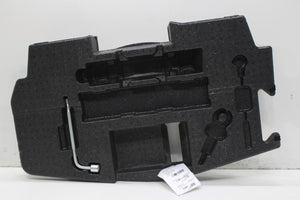 17-22 Infiniti Q60 Luxe 3.0L Rear Trunk Luggage Tool Foam Holder w/ Wheel Wrench