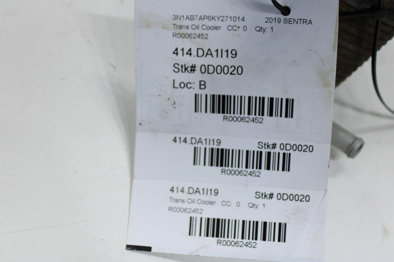 2013-2019 Nissan Sentra SV 1.8L Engine Transmission Oil Cooler 21305-3RC1C OEM - Alshned Auto Parts