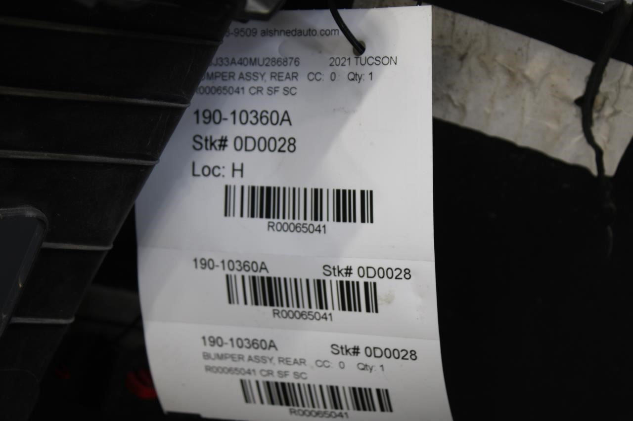2019-2021 Hyundai Tucson Value Rear Bumper Cover 86611-D3500 OEM *ReaD* - Alshned Auto Parts