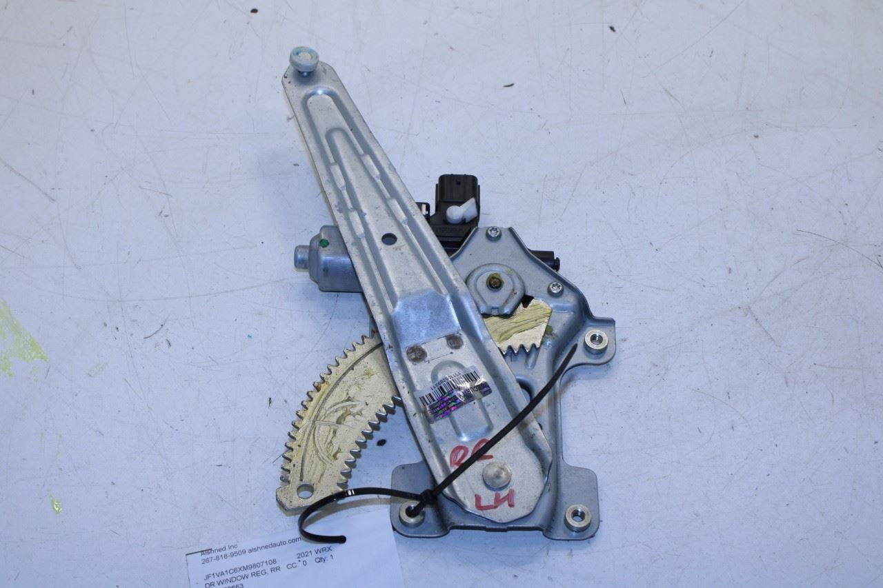 2015-2021 Subaru WRX Premium Rear Left Door Window Regulator w/ Motor 62222FJ010 - Alshned Auto Parts