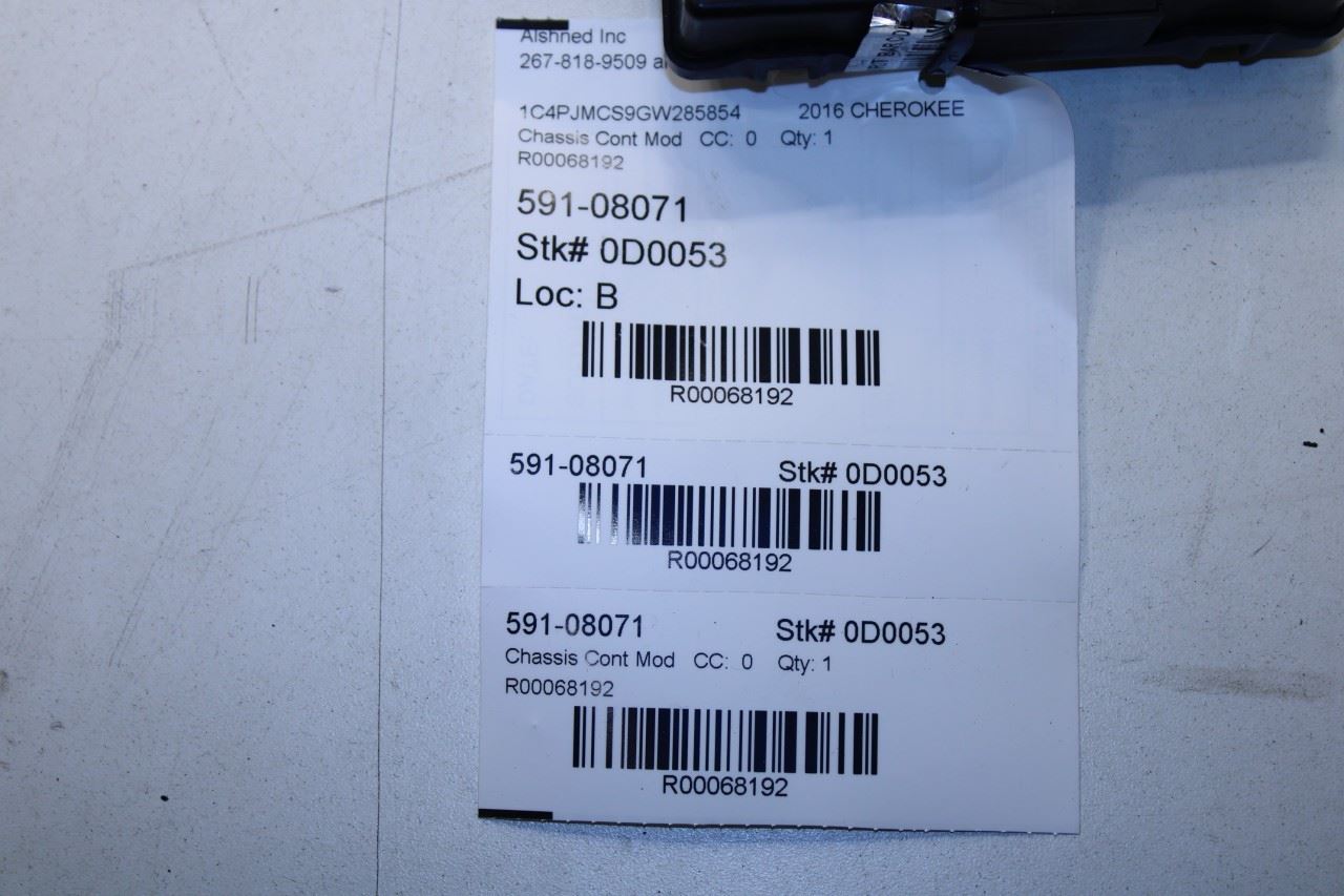 2014-16 Jeep Cherokee 75th Anniversary Power Liftgate Control Module 68234603AB - Alshned Auto Parts