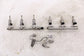 15-20 Acura TLX Tech 3.5L Fuel Injector Rail Ramp Front Rear w/ Fuel Joint Pipe0