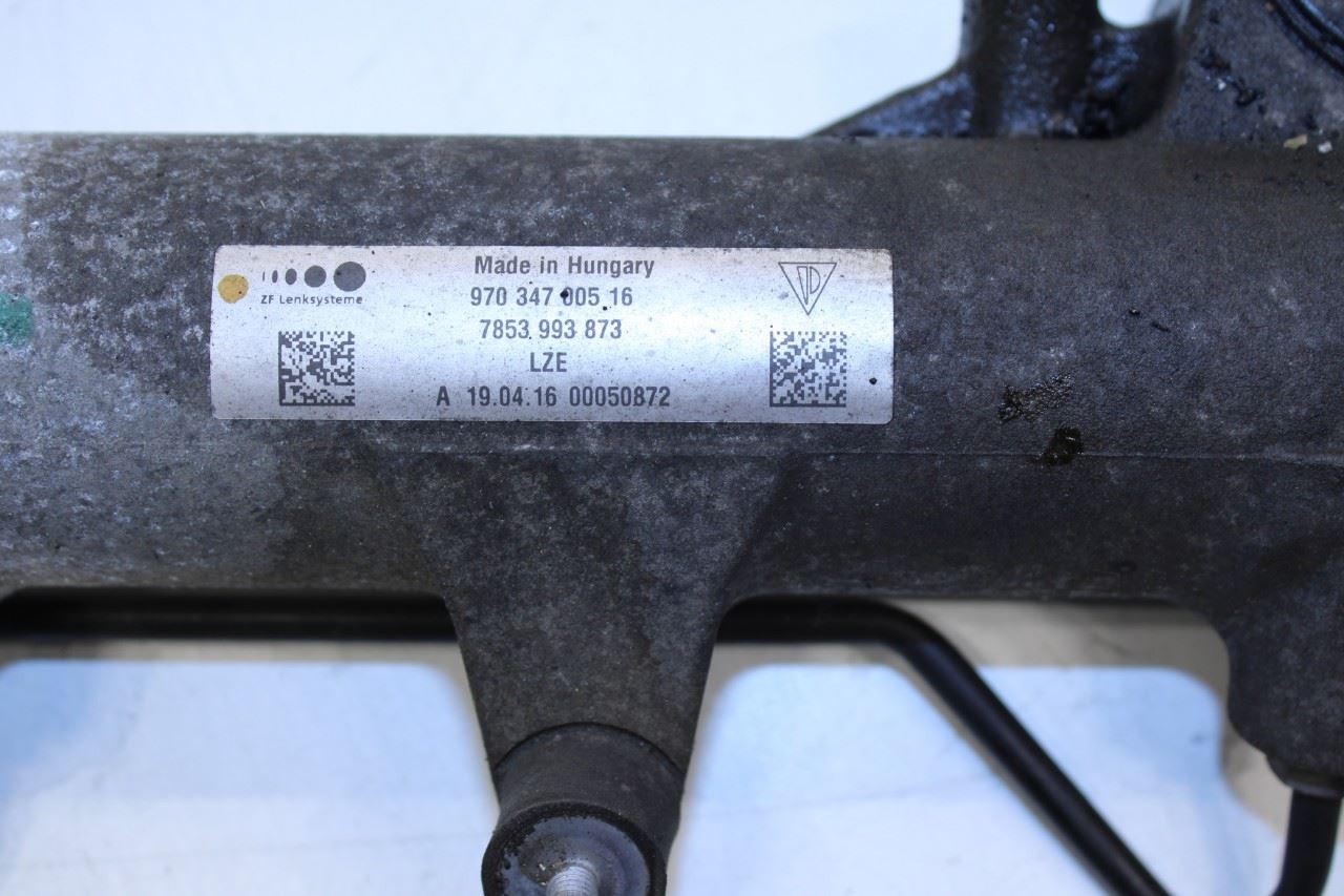 11-16 Porsche Panamera 4 3.6L Power Steering Gear Rack and Pinion 970-347-005-16 - Alshned Auto Parts