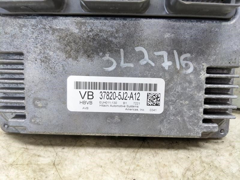 2017 Acura TLX Engine Computer Control Module ECU ECM 37820-5J2-A12 OEM