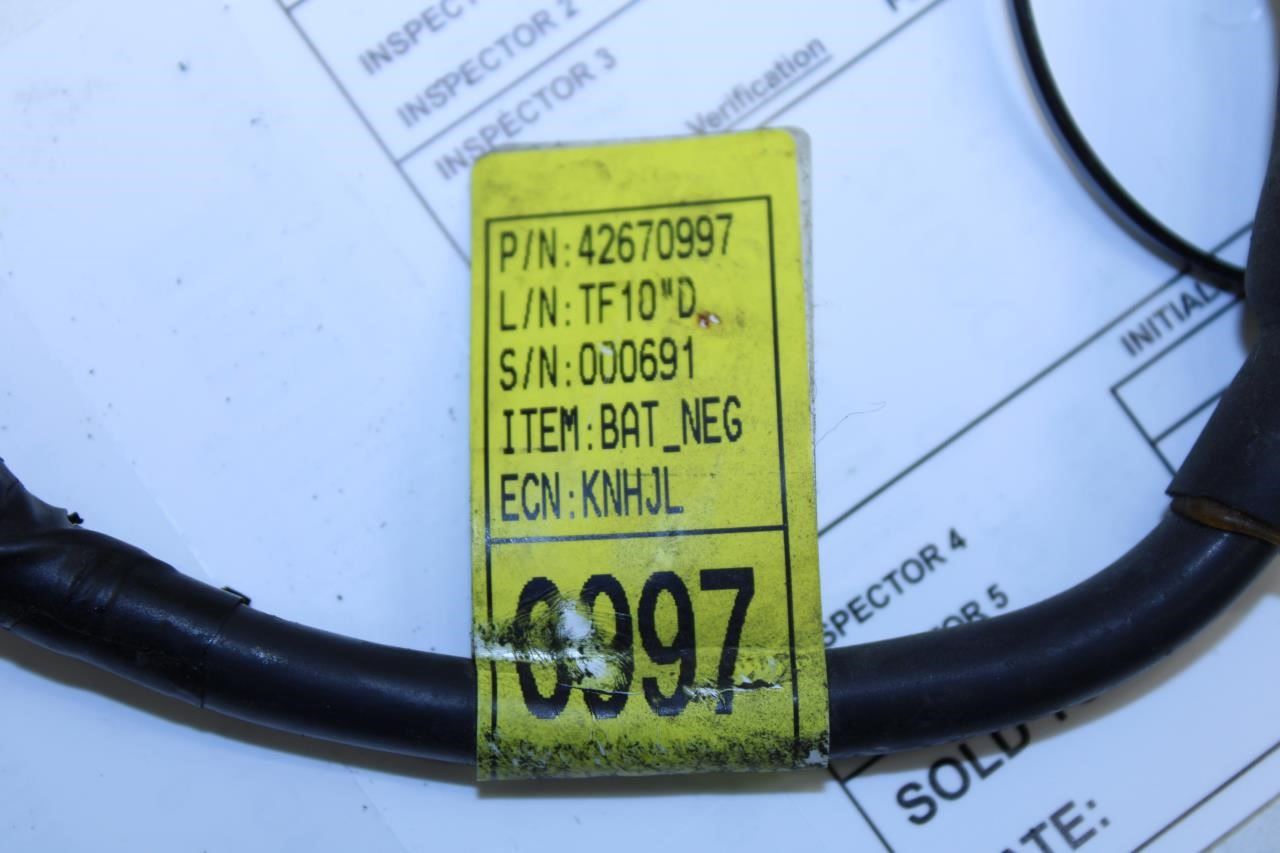 2016-2019 Buick Encore 1.4L Negative Battery Cable w/ Current Sensor 42670997 - Alshned Auto Parts
