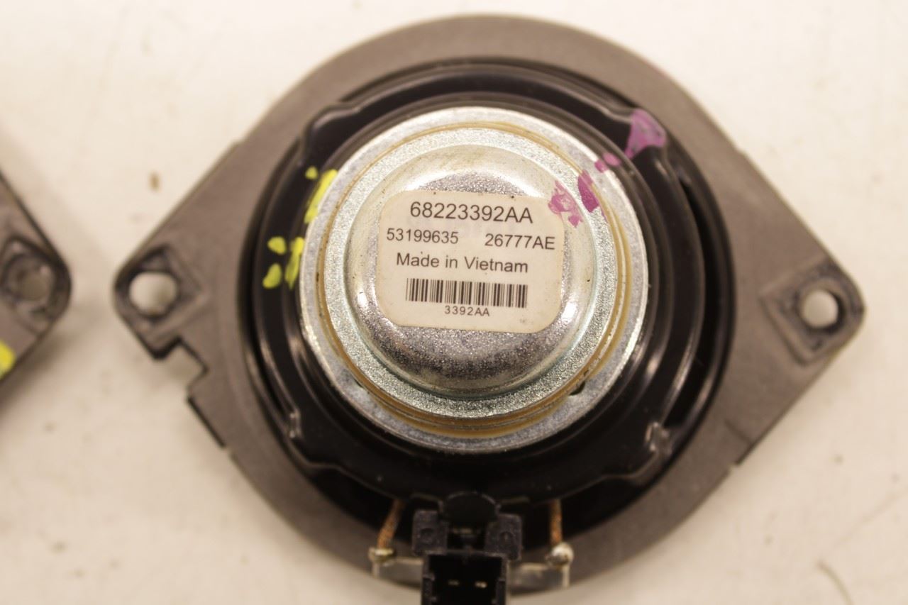 15-26 Jeep Wrangler Sport 2dr Front RH and LH Side Dash Audio Speaker 68223392AA - Alshned Auto Parts