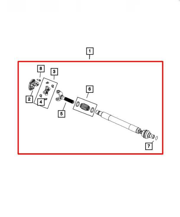 2019-2026 Ram 2500 3500 6.4L 4WD Front Drive Shaft 68305361AC 68305624AE OEM1
