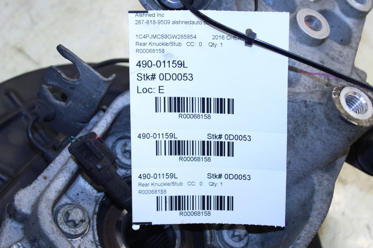 2014-23 Jeep Cherokee 75th Anniversary Rear Left Driver Side Spindle Knuckle Hub - Alshned Auto Parts