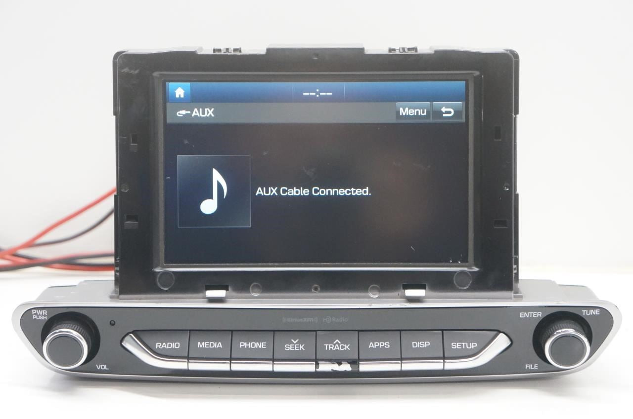 17-19 Hyundai Ioniq Radio Faceplate Control w/ 7.0'' Display and Receiver *ReaD* - Alshned Auto Parts