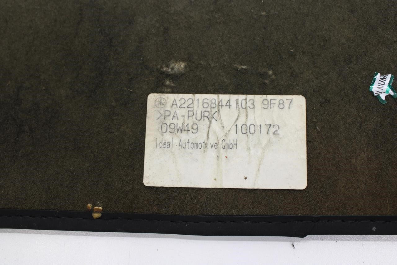 07-13 Mercedes-Benz S550 Right and LH Floor Mats Carpet Set 22168439039F87 *ReaD - Alshned Auto Parts