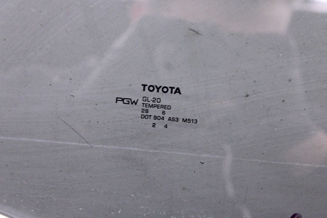 2011-20 Toyota Sienna LE Rear Right Passenger Side Door Window Glass 62750-08051 - Alshned Auto Parts