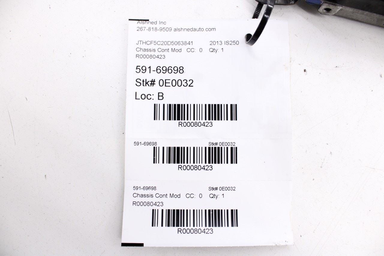 2008-2013 Lexus IS250 Power Steering Computer Control Module EPS 89650-53061 OEM9