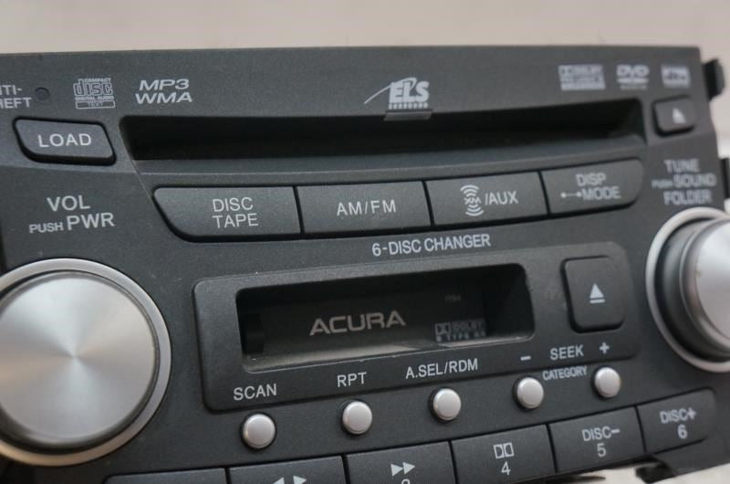 2007-2008 Acura TL Panasonic CD Player Radio Faceplate Control Panel w/ Receiver9