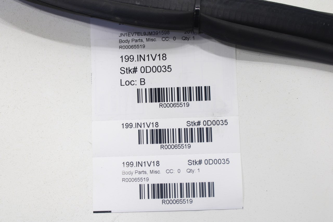 2017-2022 Infiniti Q60 Luxe Trunk Deck Lid Weatherstrip Seal 84830-5CA0A OEM - Alshned Auto Parts