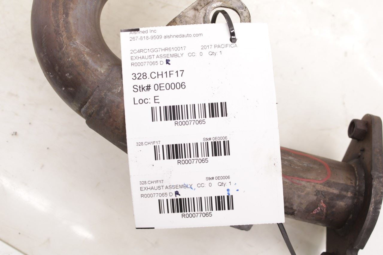 2017-2026 Chrysler Pacifica Limited 3.6L FWD Front Exhaust Crossover Pipe *ReaD* - Alshned Auto Parts