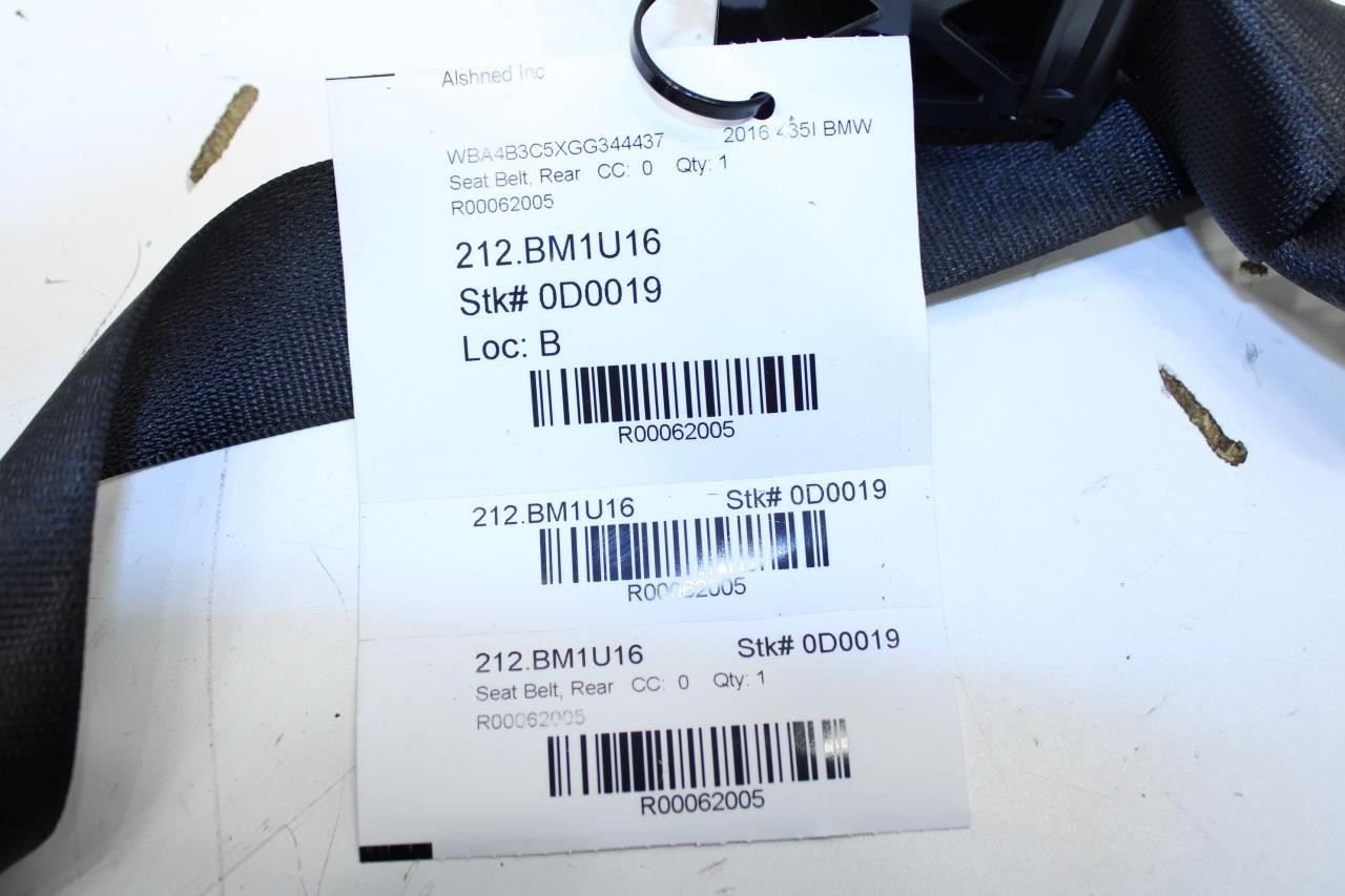 15-16 BMW 435i Gran Coupe Rear Left 2nd Row Seat Belt Retractor 72117259391 OEM - Alshned Auto Parts