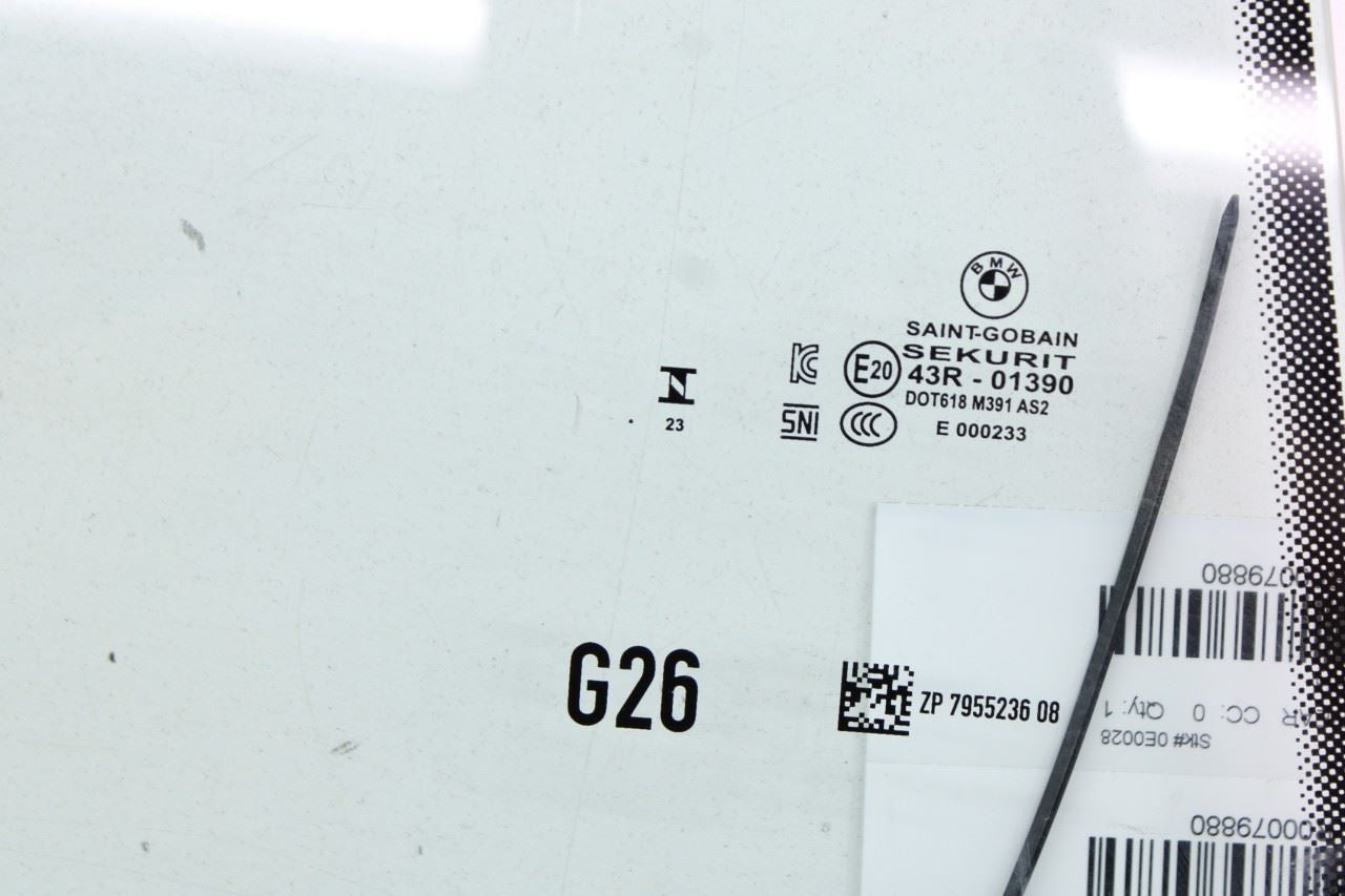 2023-25 BMW 430i Gran Coupe xDrive Rear Right Side Door Window Glass 51357955236 - Alshned Auto Parts