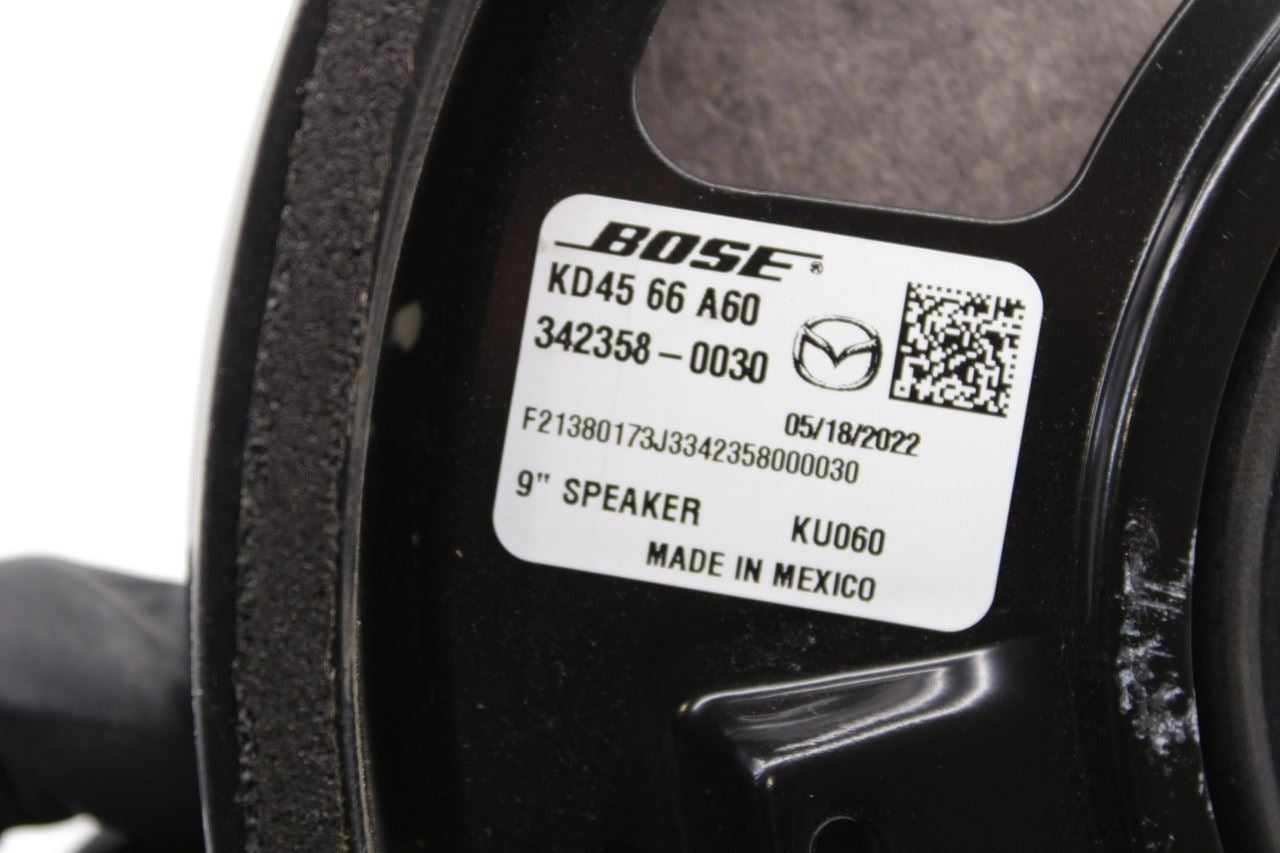 16-2023 Mazda CX-9 Grand Touring Front Left Door Bose Audio Speaker KD45-66-A60 - Alshned Auto Parts