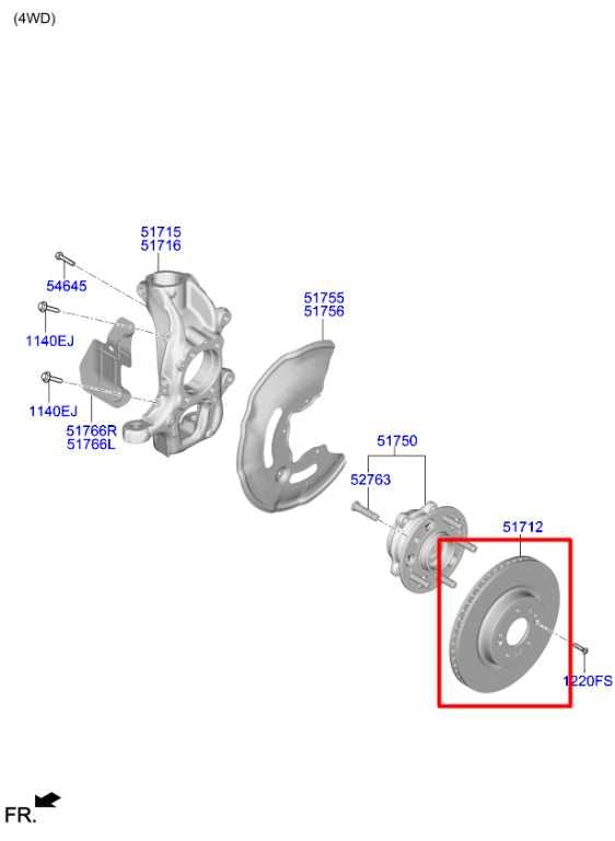 18-23 Kia Stinger GT2 AWD Front Right and Left Side Brake Disc Rotor Brembo Set - Alshned Auto Parts
