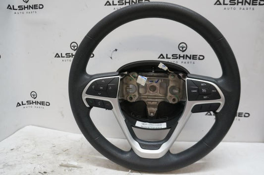 2014-2020 Jeep Cherokee Steering Wheel Leather w Control Buttons 5QV34DX9AE OEM - Alshned Auto Parts