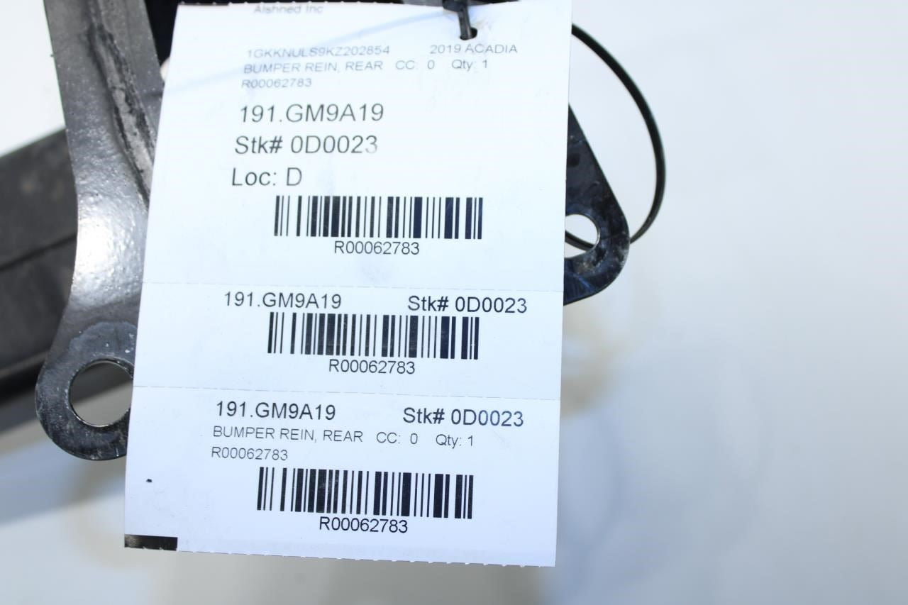 2017-2023 GMC Acadia SLT-1 Rear Bumper Reinforcement Impact Bar 84931850 OEM - Alshned Auto Parts