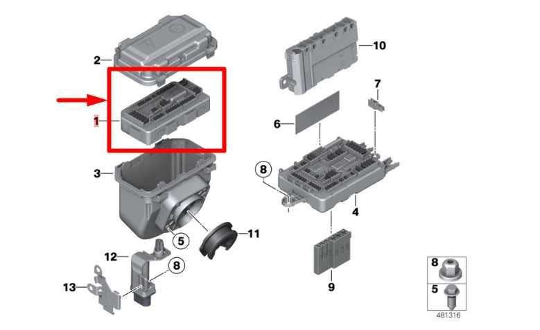 15-16 BMW 435i Gran Coupe Front Cabin Fuse Relay Box Junction Block 61149224866 - Alshned Auto Parts
