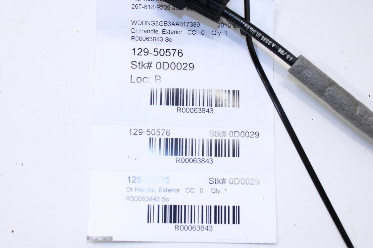 2007-11 Mercedes-Benz S550 Rear Left Door Exterior Handle 221-760-09-70-9999 OEM - Alshned Auto Parts