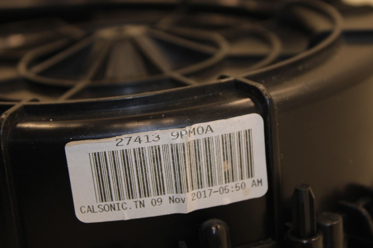 2017-2020 Infiniti QX60 Rear HVAC Blower Motor and Fan Assembly 27413-9PM0A OEM - Alshned Auto Parts