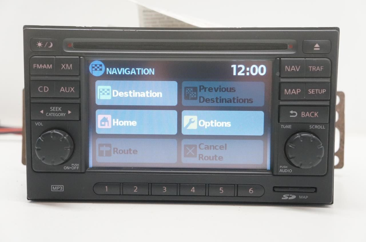 2010-2012 Nissan Sentra Navigation Audio Radio Receiver w/ Display 25915-ZT53A - Alshned Auto Parts