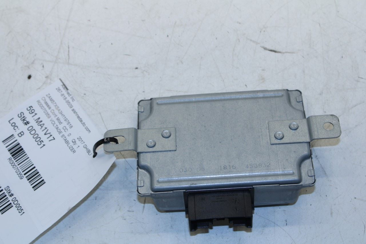 2017-21 Maserati Ghibli 3.0L Voltage Stabilizer Power Inverter Module 675000786 - Alshned Auto Parts