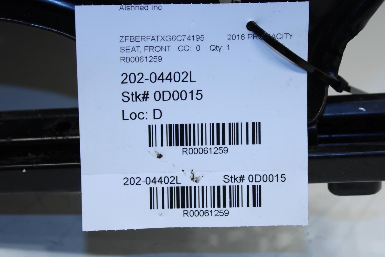 15-22 RAM Promaster City Front LH Lower Seat Frame w/ Cushion 5ZM26ND5AA *ReaD* - Alshned Auto Parts