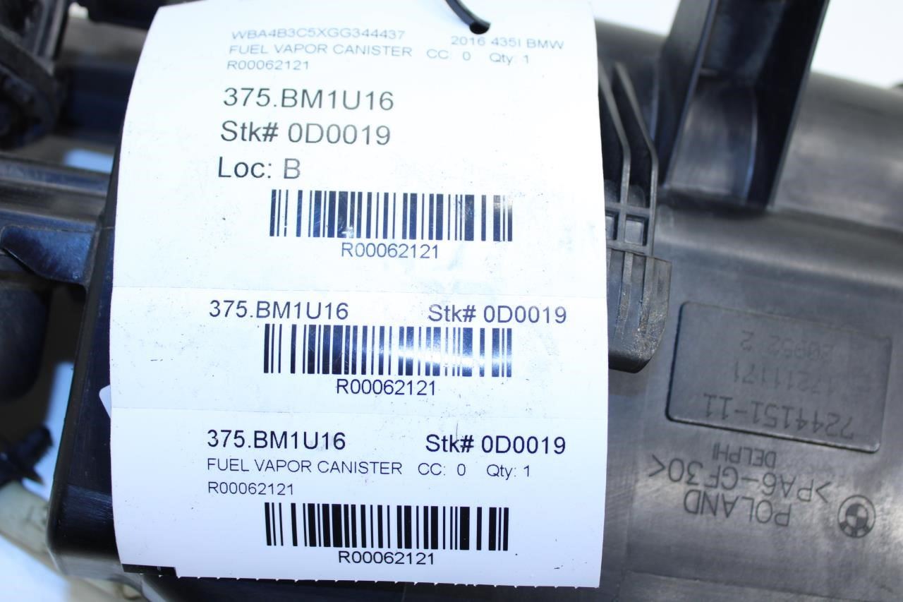 15-2016 BMW 435i Gran Coupe xDrive 3.0L Fuel Vapor Evaporator Emission Canister - Alshned Auto Parts