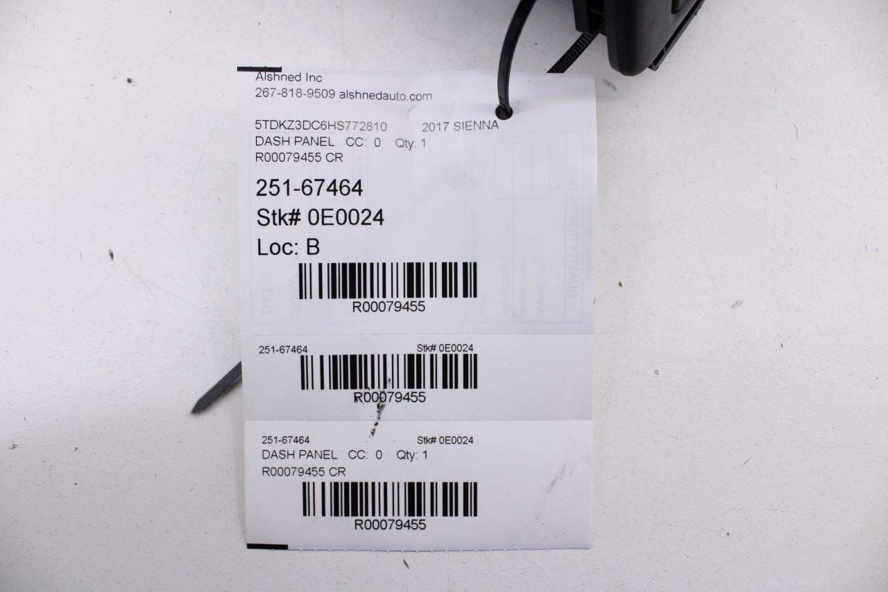 2014-20 Toyota Sienna LE Dash Panel Center Switch Bezel Cover 55620-08050 *ReaD* - Alshned Auto Parts