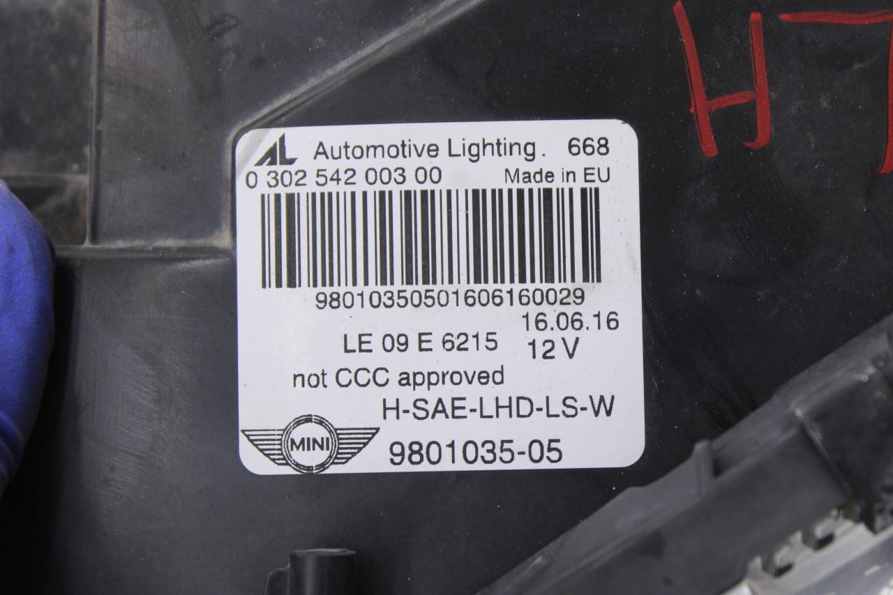 11-16 Mini Countryman Cooper S 1.6L Front Driver Left Side Headlight Lamp *ReaD*11