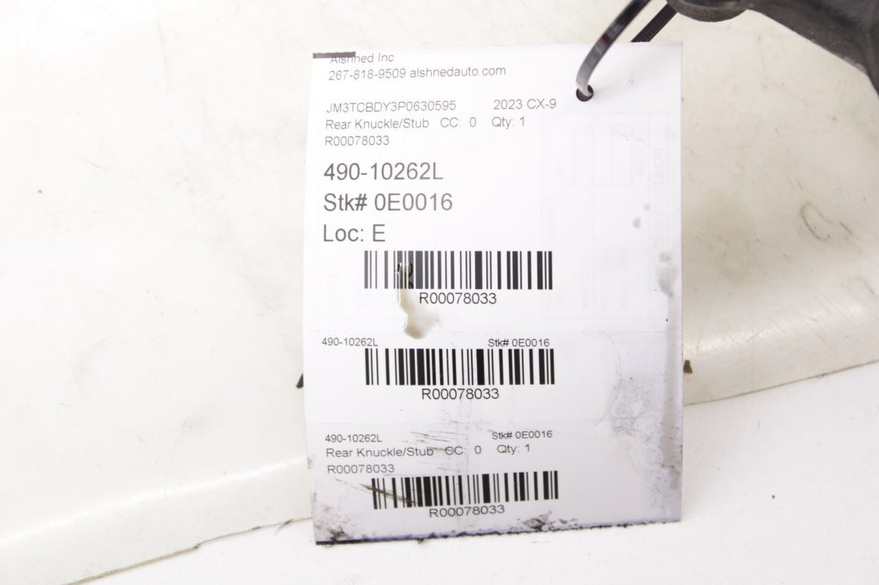 2016-2023 Mazda CX-9 Grand Touring Rear Left Side Spindle Knuckle TK50-26-12XA - Alshned Auto Parts