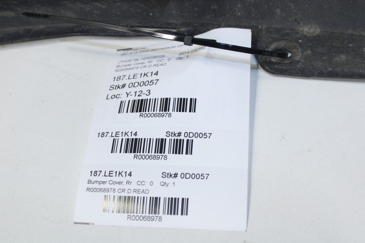 2014-2015 Lexus GS350 Rear Bumper Cover 52159-30964 OEM *ReaD* - Alshned Auto Parts