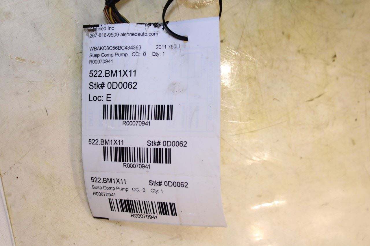 10-15 BMW 750Li xDrive 4.4L AWD Dynamic Drive Hydraulic Valve Block 37146775258 - Alshned Auto Parts